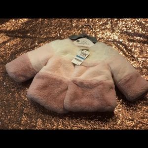 Baby girl fur coat